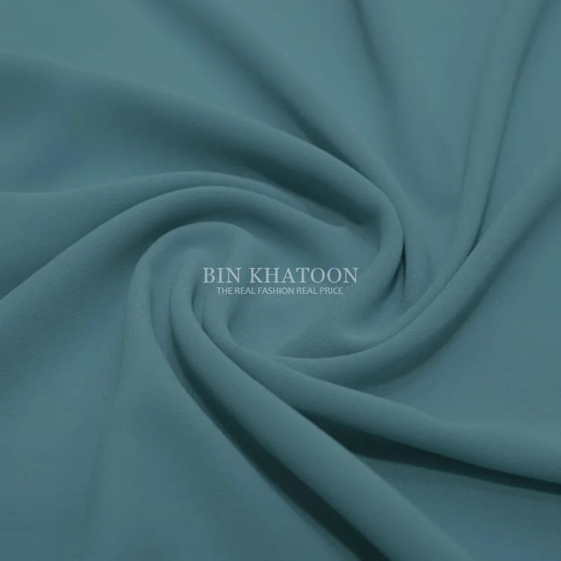 Premium Georgette Hijab in Aqua
