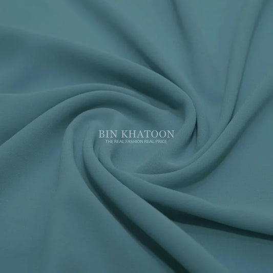 Premium Georgette Hijab in Aqua