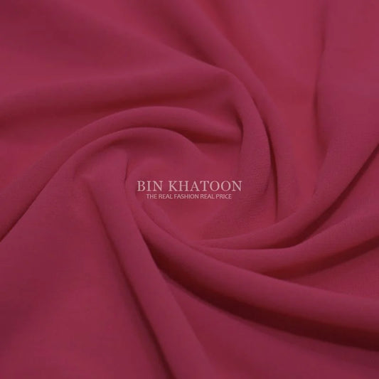 Premium Georgette Hijab in Atishi Pink