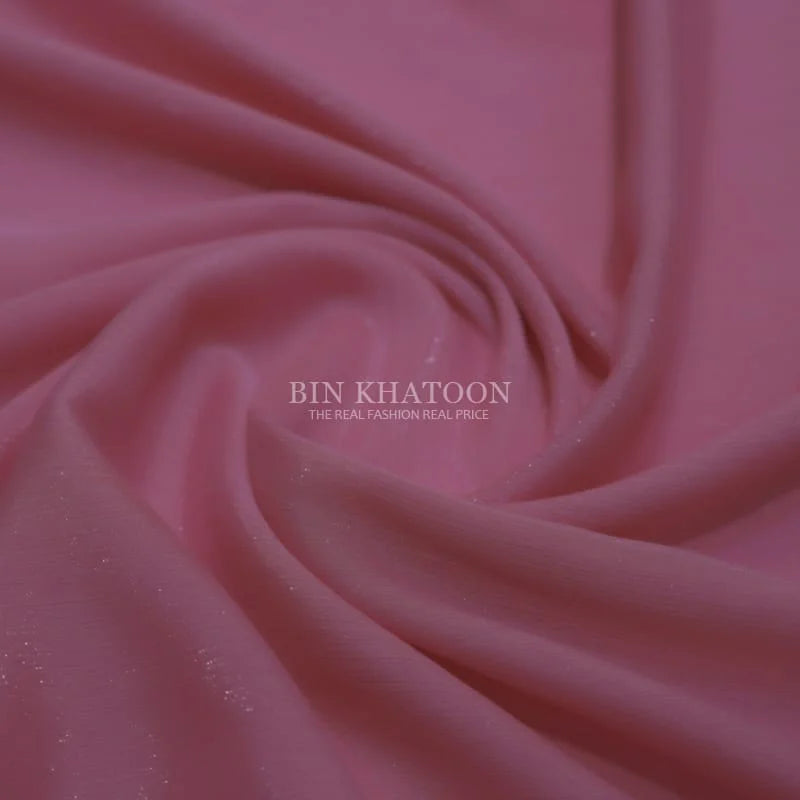 Crinkle Zari Chiffon Baby Pink