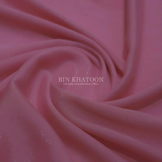 Crinkle Zari Chiffon Baby Pink