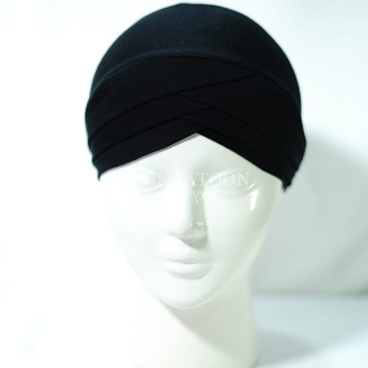 Criss Cross Cap Black