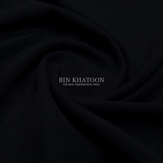 Premium Georgette Hijab in Black