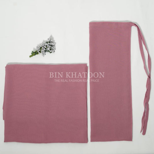 Georgette Hijab and Niqab Set Mint  Pink