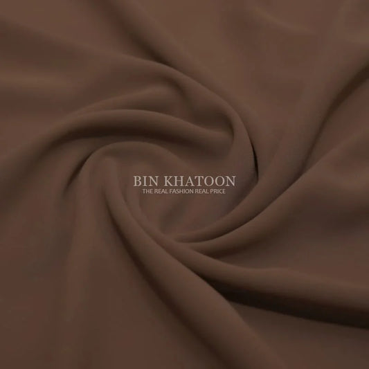 Premium Georgette Hijab in Camel