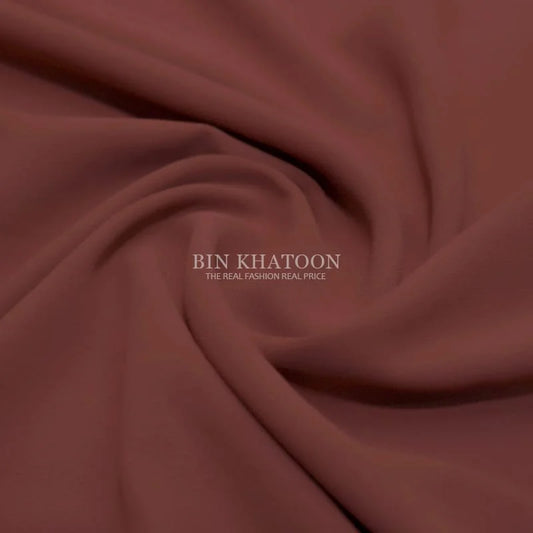 Premium Georgette Hijab in Copper Rush