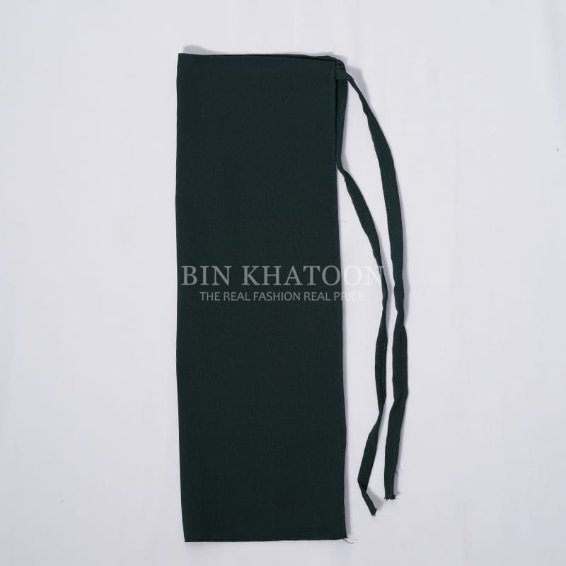 Tie Back Niqab Bottle Green