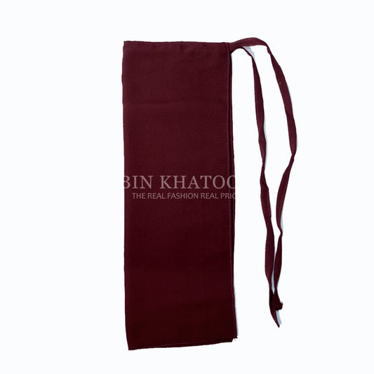 Tie Back Niqab Maroon