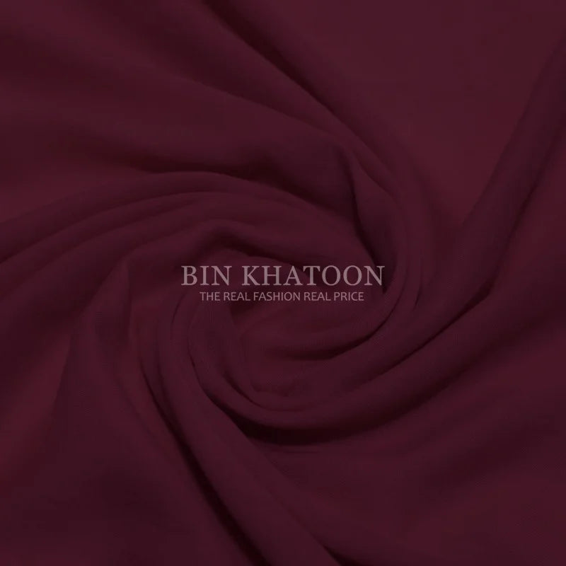 Crumpled Lawn Hijab Dark Pink