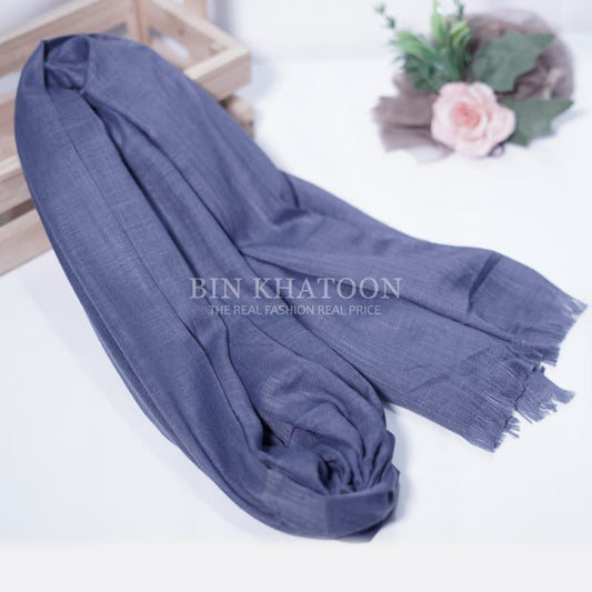 Premium Turkish Denim Blue Hijab