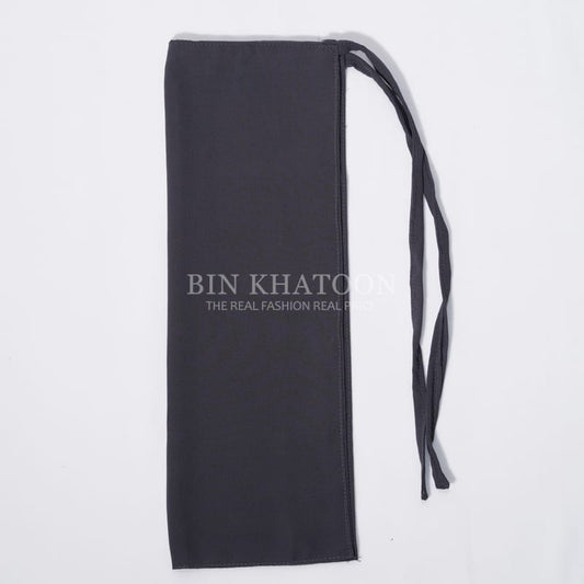 Tie Back Niqab Dark Gray