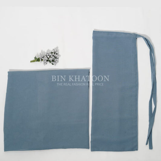 Georgette Hijab and Niqab set Ice Blue