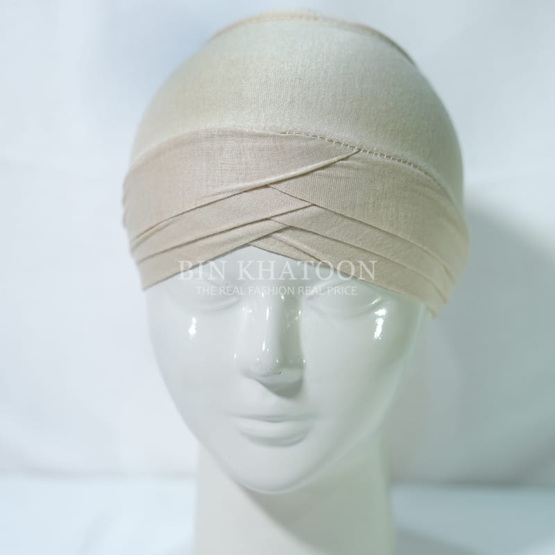 Criss Cross Cap Light Fawn