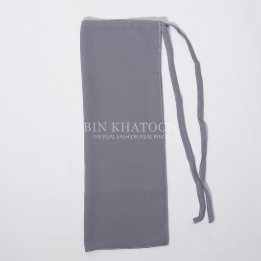 Tie Back Niqab Light Gray
