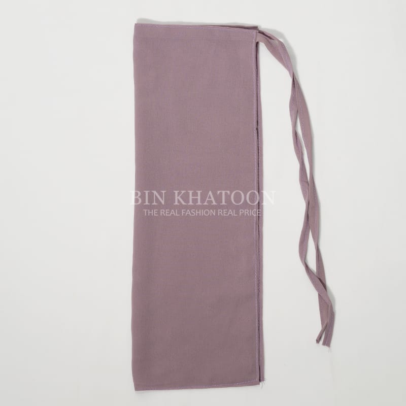 Tie Back Niqab Light Muted Purple