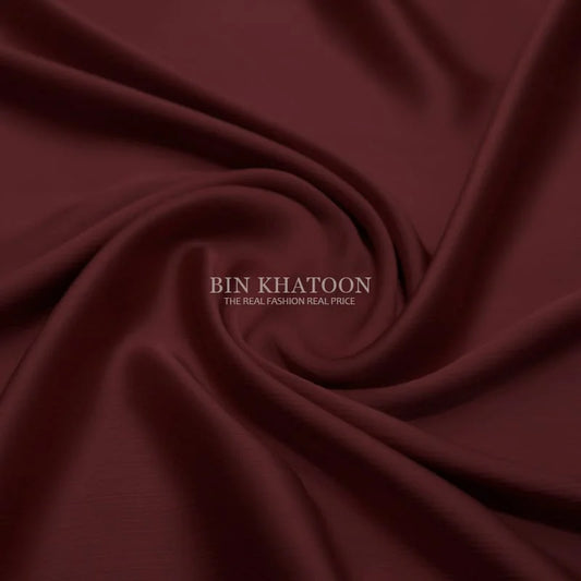 Crinkle Silk Hijab Maroon