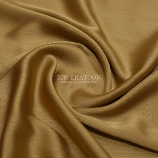 Crinkle Silk Hijab Mustard