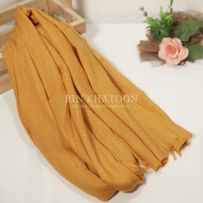 Premium Turkish Mustard Hijab