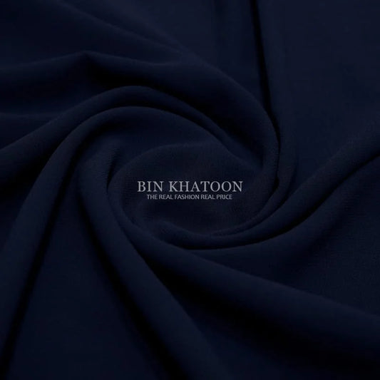 Premium Georgette Hijab in Navy Blue