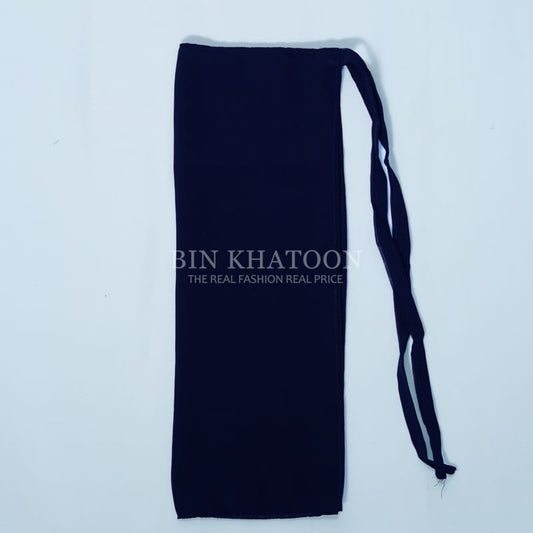 Tie Back Niqab Navy Blue