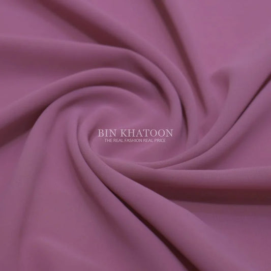 Premium Georgette Hijab in Pink Mist