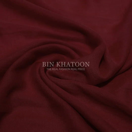 Crumpled Lawn Hijab Red
