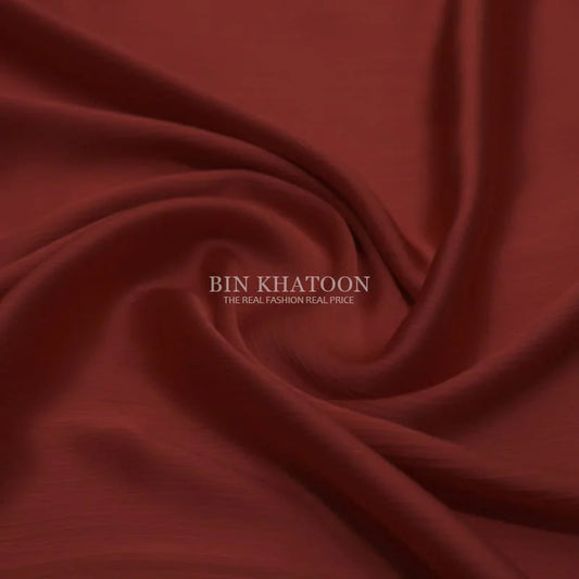 Crinkle Silk Hijab Red