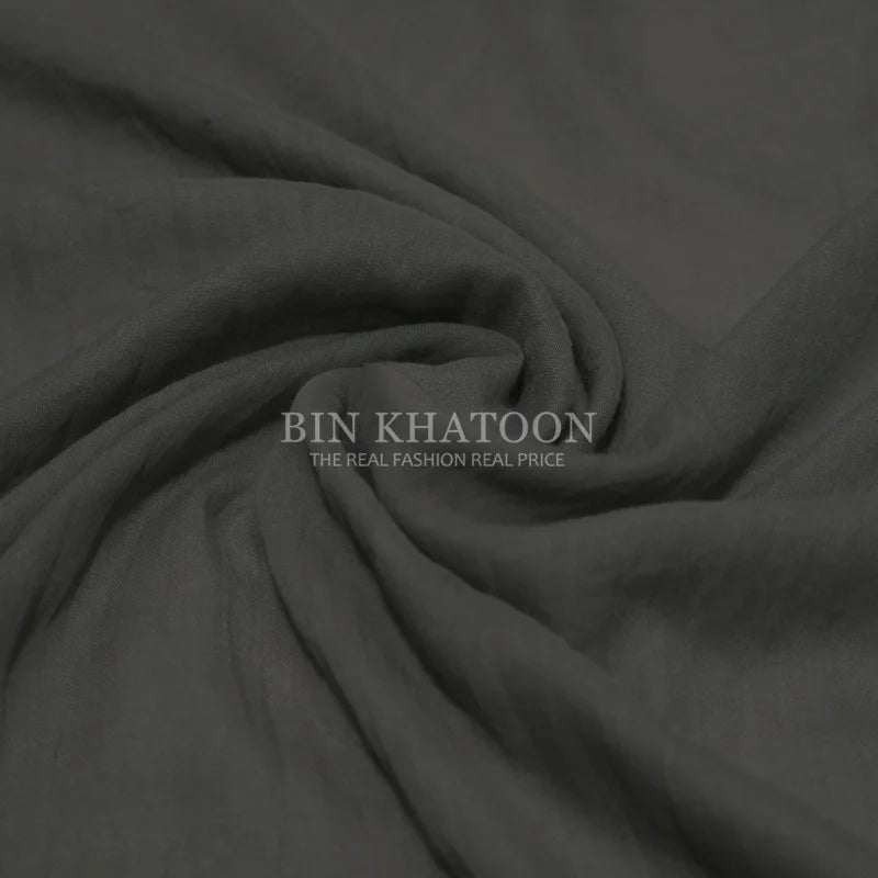Crumpled Lawn Hijab Sage Gray