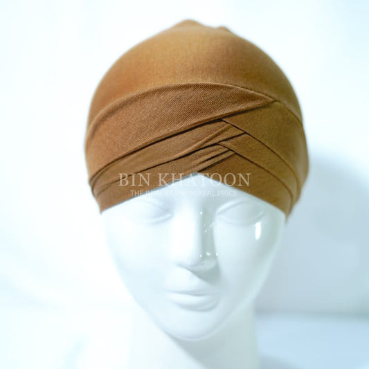 Criss Cross Cap Sand Golden