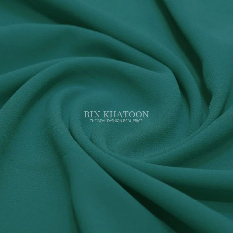 Premium Georgette Hijab in Sea Green