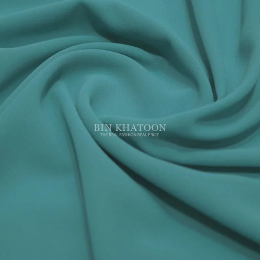 Premium Georgette Hijab in Sean Blue