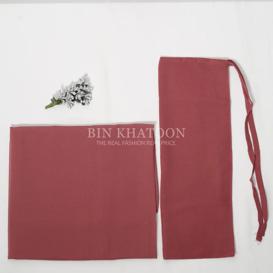 Georgette Hijab and Niqab Set Fresh Pink