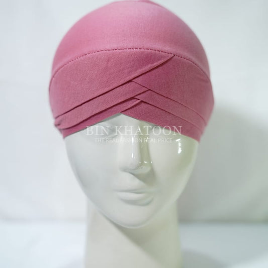 Criss Cross Cap Tea Pink