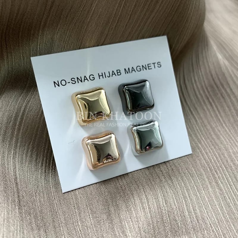 Metallic Square Magnets