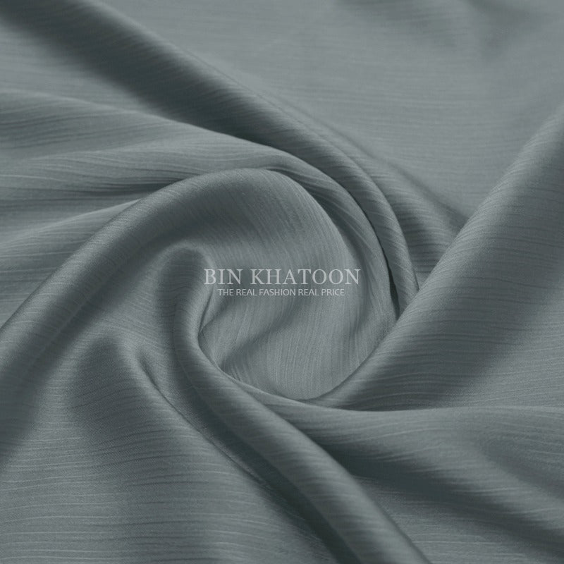 Crinkle Silk Hijab Gray