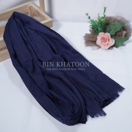 Premium Turkish Navy blue Hijab