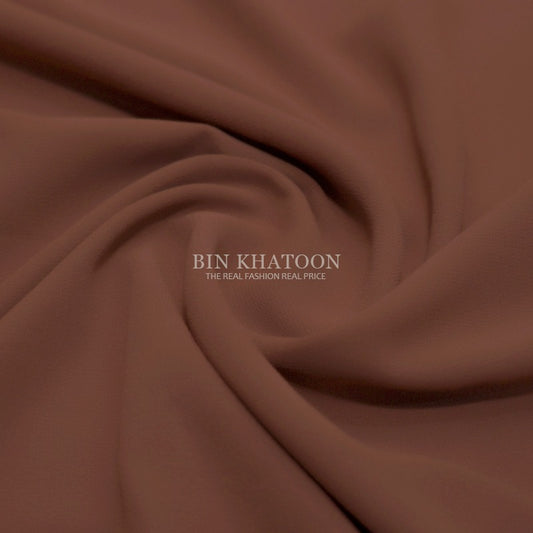 Premium Georgette Hijab Peach
