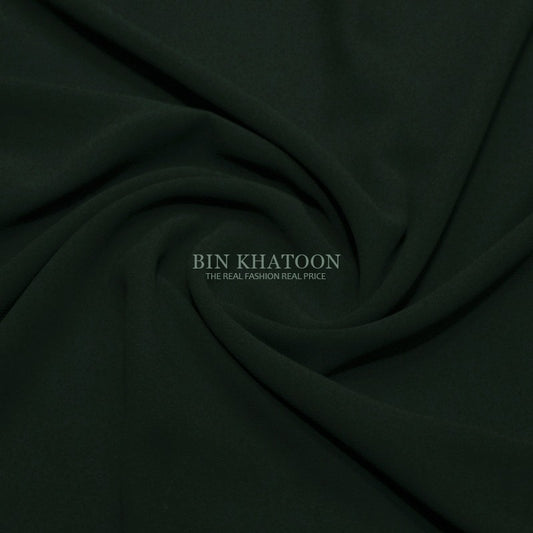 Premium Georgette Hijab in Bottle Green