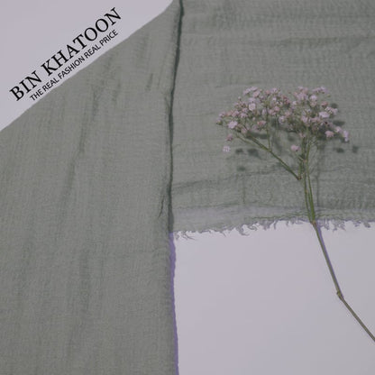 Crimps Green Mint Hijab