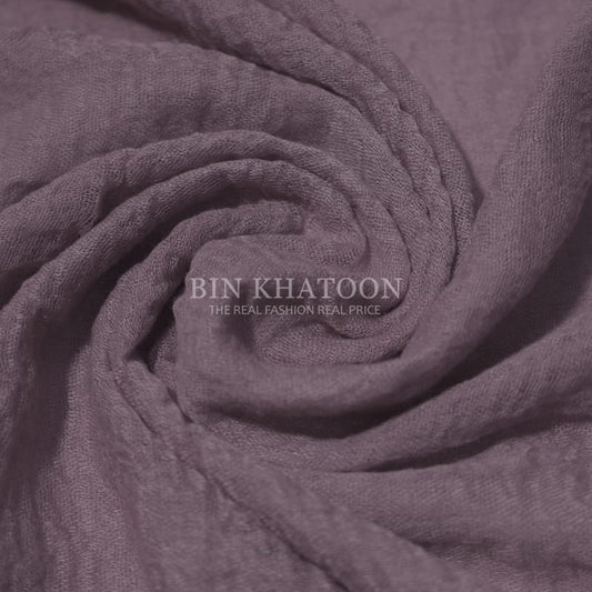 Crimps Light Purple Hijab