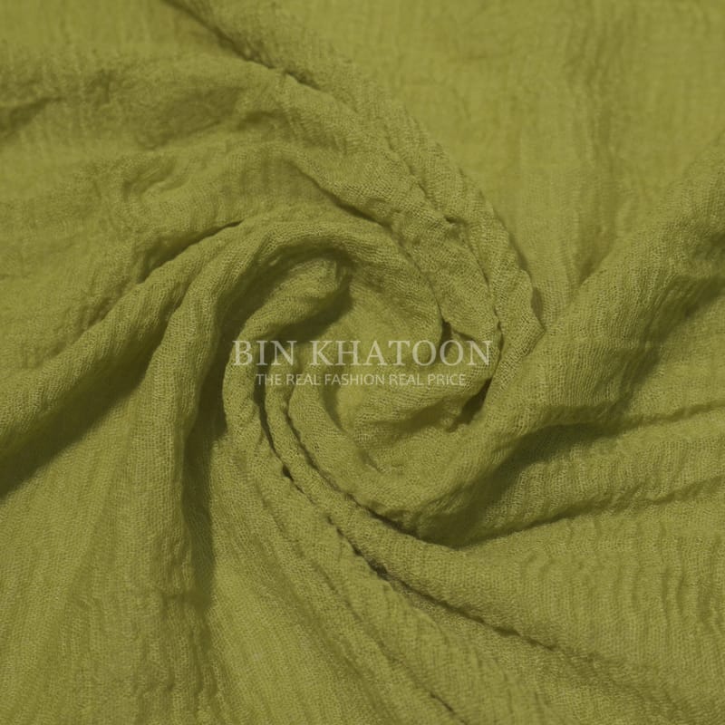 Crimps Neon Green Hijab