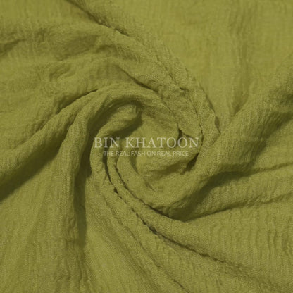Crimps Neon Green Hijab