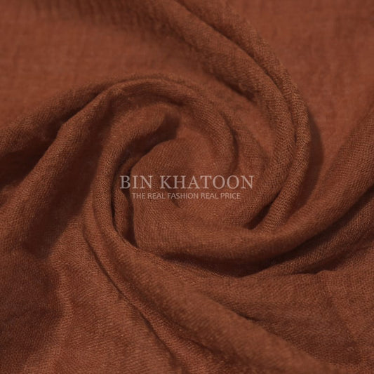 Crimps Light Brown Hijab