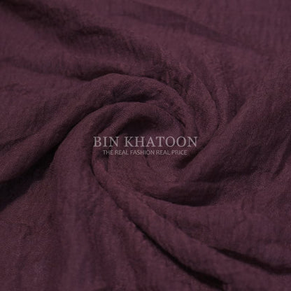 Crimps Dark Purple Hijab