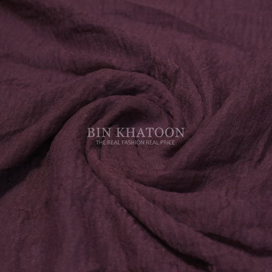 Crimps Dark Purple Hijab