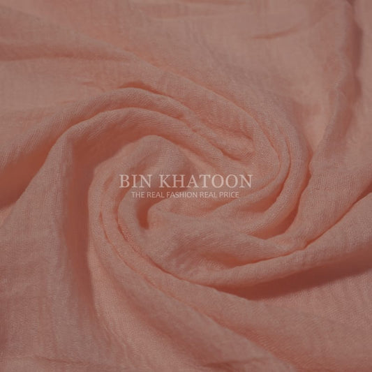 Crimps Light Peach Hijab