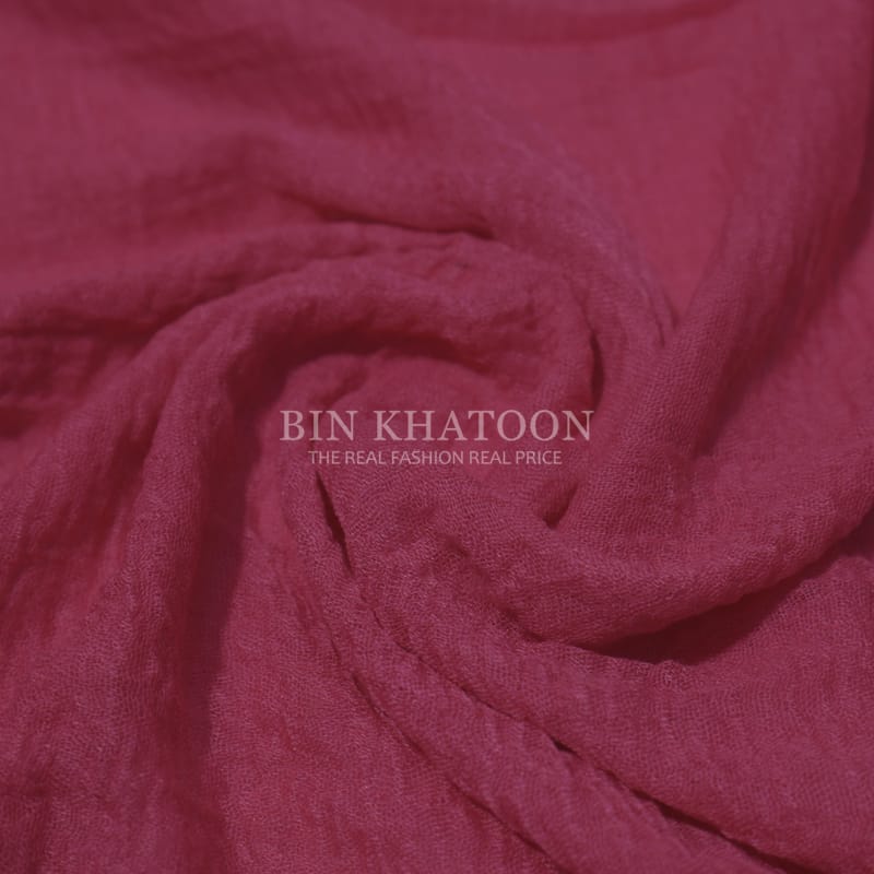 Crimps Pink Hijab