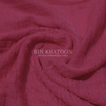 Crimps Pink Hijab