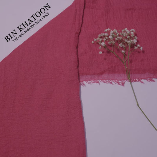Crimps Pink Hijab