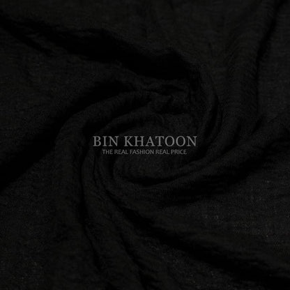 Crimps Black Hijab